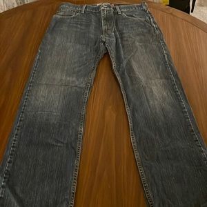 Levi Mens 505 Straight Leg Jeans 34 x 32